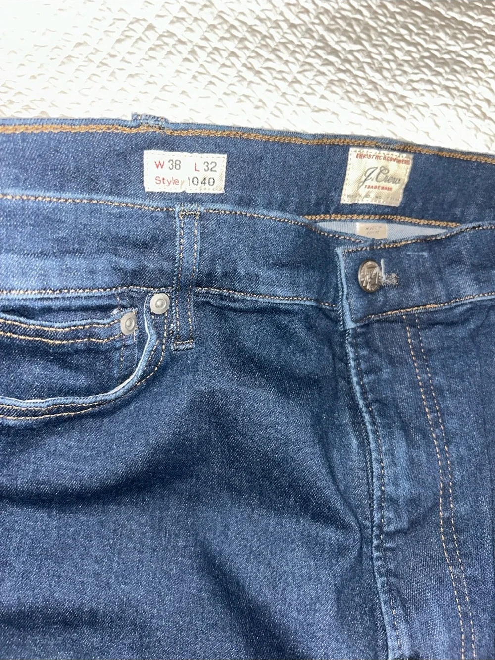 J. Crew Men's Relaxed Fit Indigo Blue Jeans